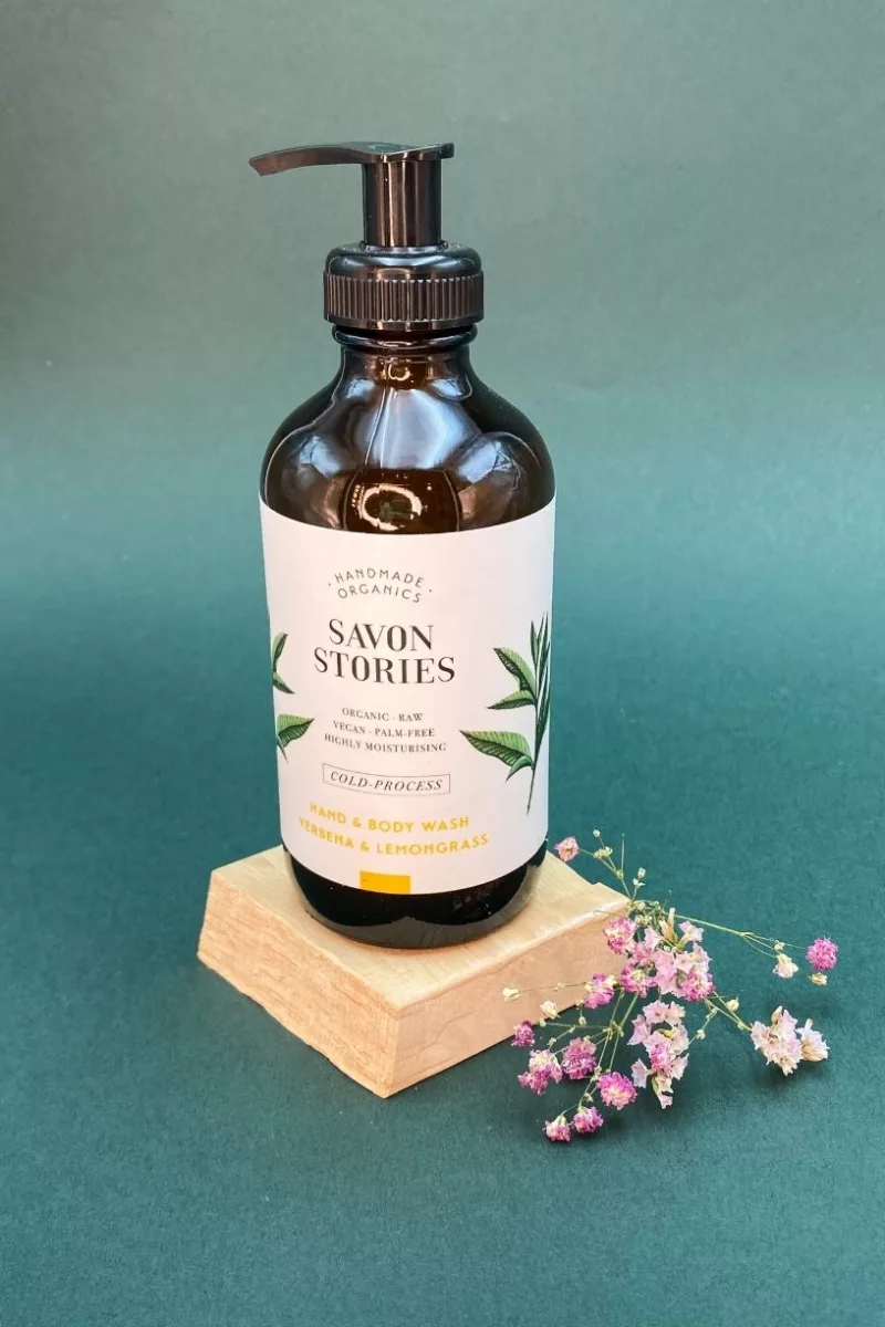 SAVON LIQUIDE BIO - VERVEINE & CITRONNELLE - Savon Stories