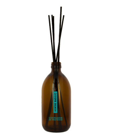 DIFFUSEUR DE PARFUM ÉNERGISANT - MENTHE BASILIC - 220ml - Compagnie de Provence