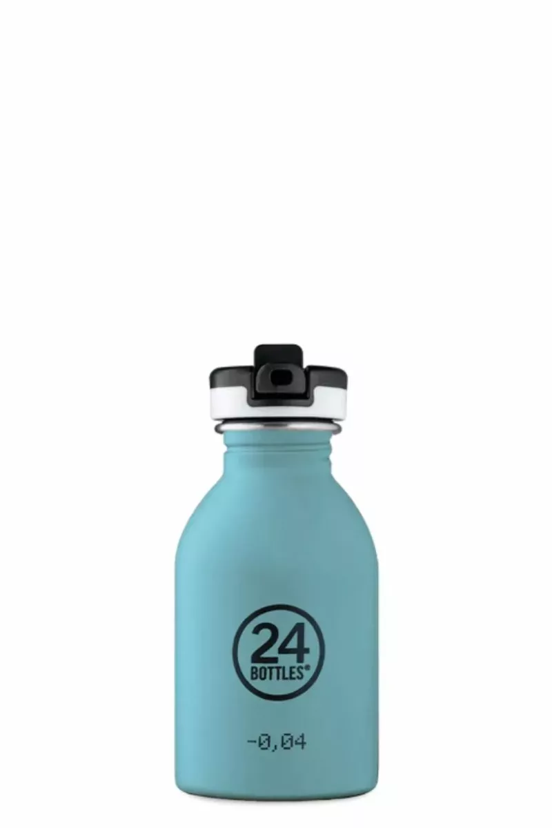 Urban Bottle 250ml + Sport lid - Powder Blue - 24 Bottles