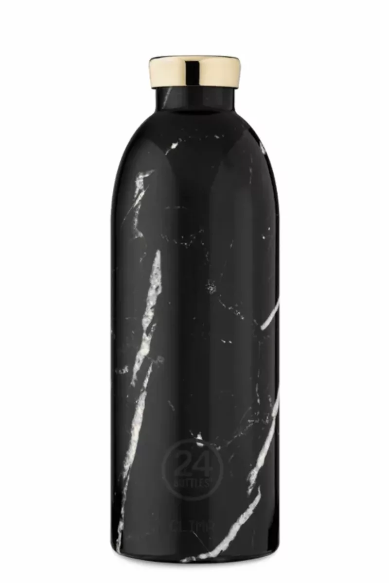 Clima Bottle Isotherme Marble Black 850ml