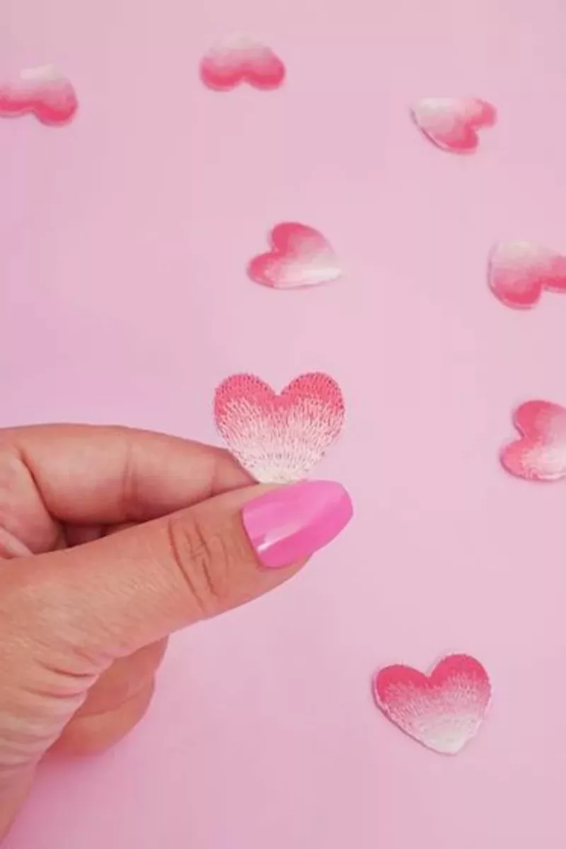 Patch thermocollant Mini Coeur Grenadine - Malicieuse
