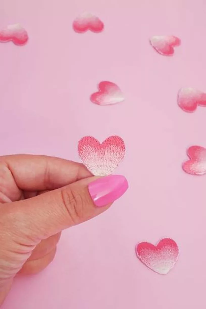 Patch thermocollant Mini Coeur Grenadine - Malicieuse – Image 1