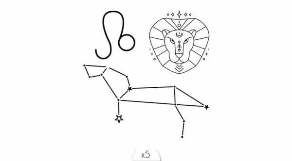Tatouage éphémère : Lion - Sioou