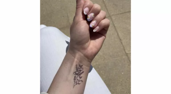 Tatouage éphémère : Floral - Sioou