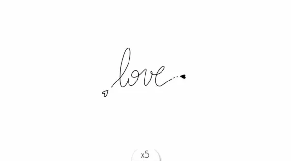 Tatouage éphémère : Love heart - Sioou