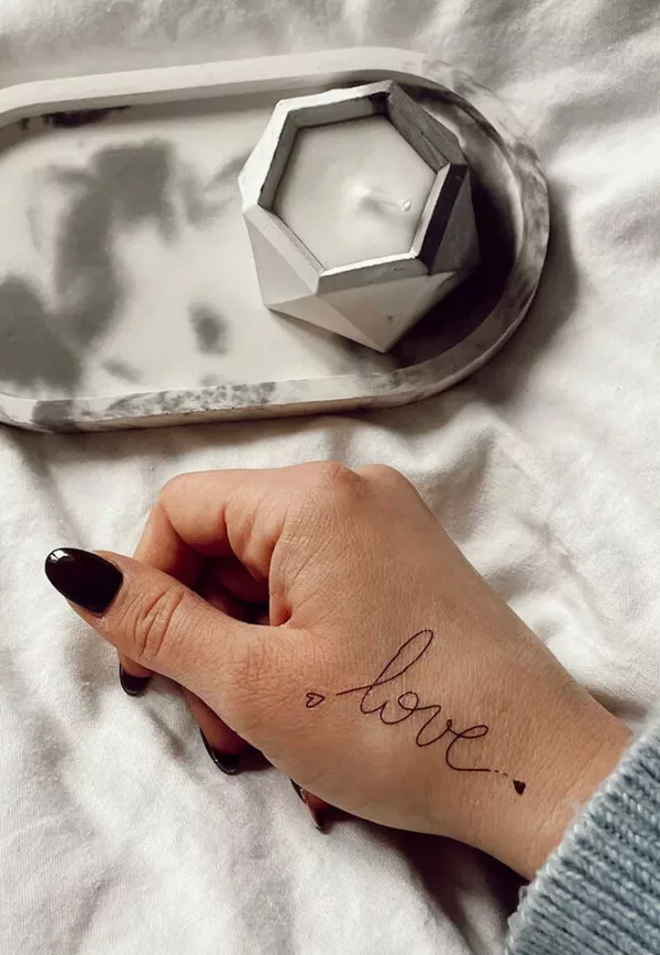 Tatouage éphémère : Love heart - Sioou – Image 2
