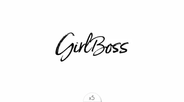 Tatouage éphémère : Girlboss - Sioou