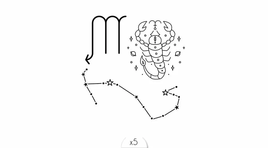 Tatouage éphémère : Scorpion - Sioou – Image 1