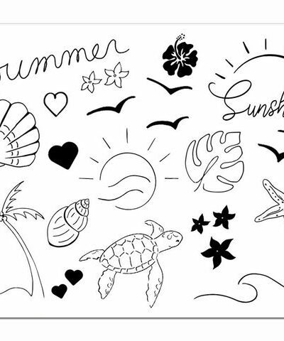 Tatouage éphémère : Mini Summer - Sioou