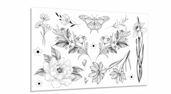 Tatouage éphémère : La Fée Fleurs - Sioou