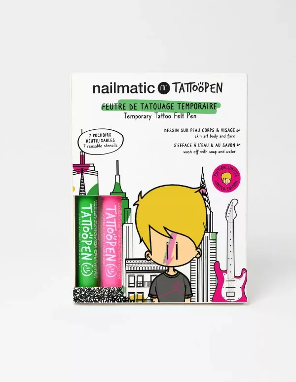 COFFRET DUO TATTOOPEN - New York par Jo Little - Nailmatic – Image 1