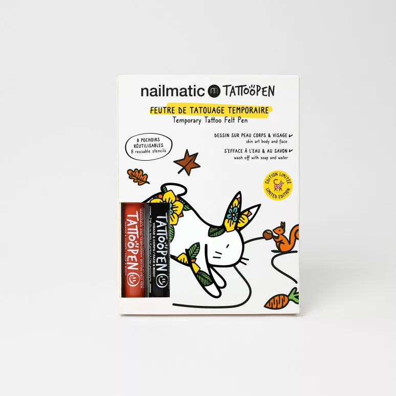 COFFRET DUO TATTOOPEN - Le Lapin par Ami Imaginaire - Nailmatic
