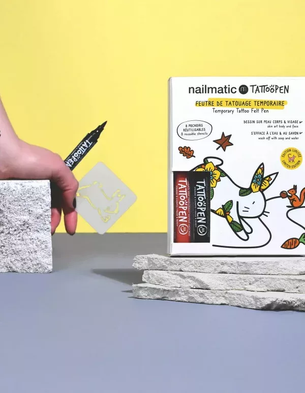 COFFRET DUO TATTOOPEN - Le Lapin par Ami Imaginaire - Nailmatic – Image 2