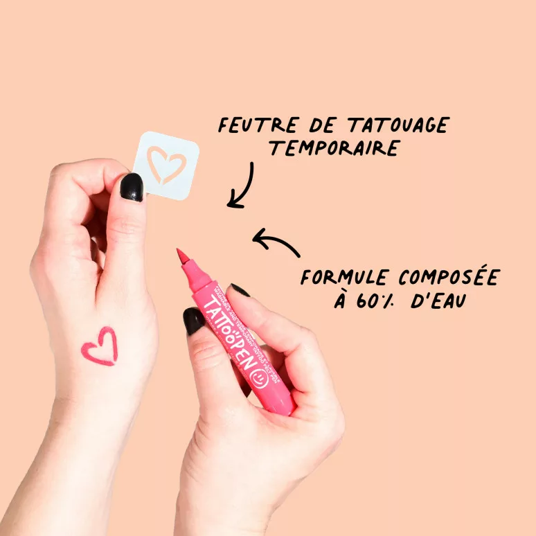 COFFRET DUO TATTOOPEN - Le Chat par Ami Imaginaire - Nailmatic