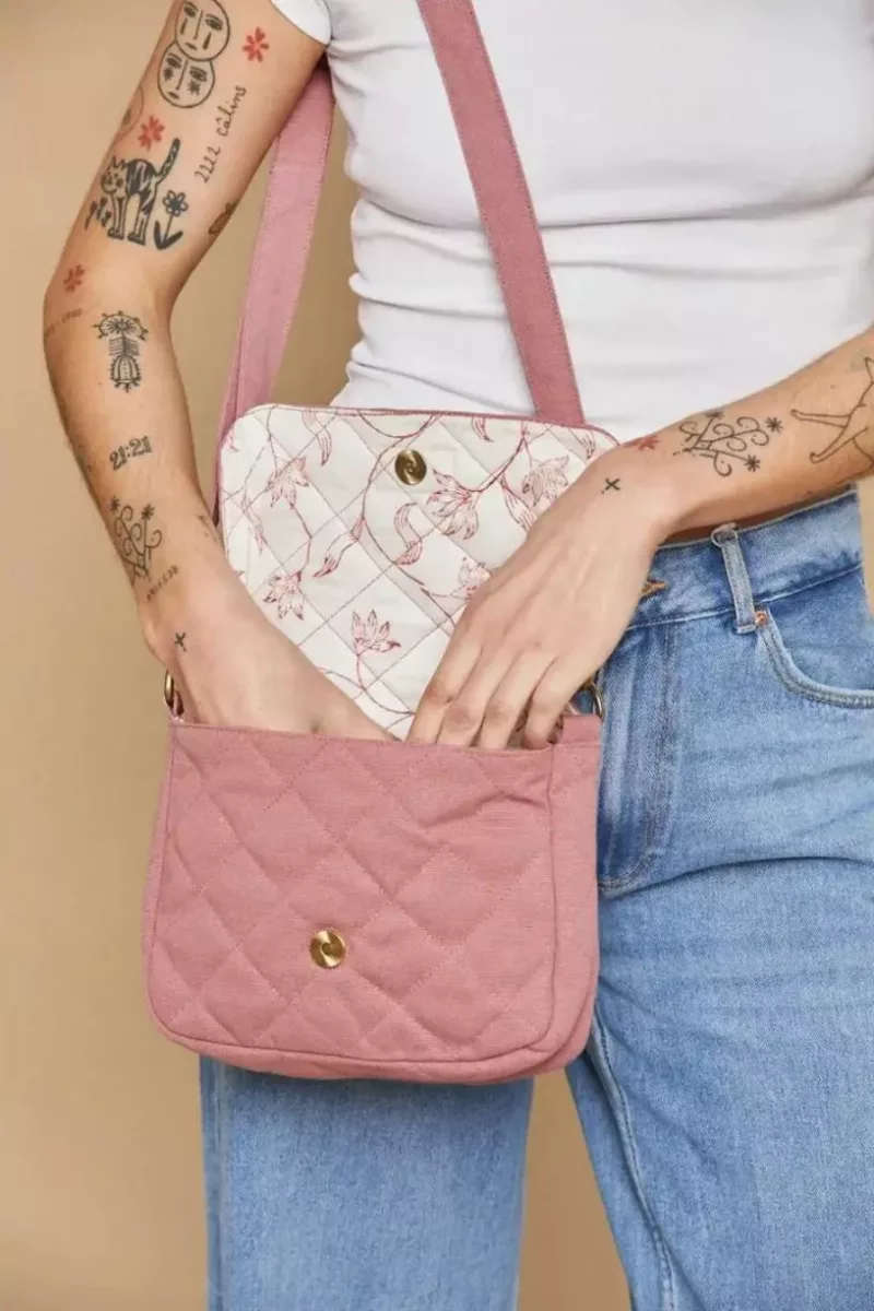 Sac matelassé Margault - Rose Blush - Hindbag