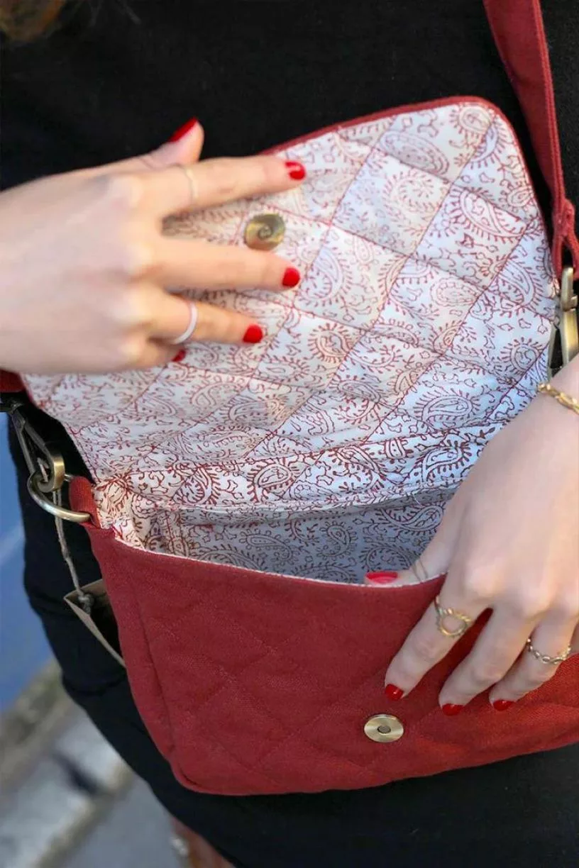 Sac matelassé Margault - Terracotta - Hindbag – Image 2