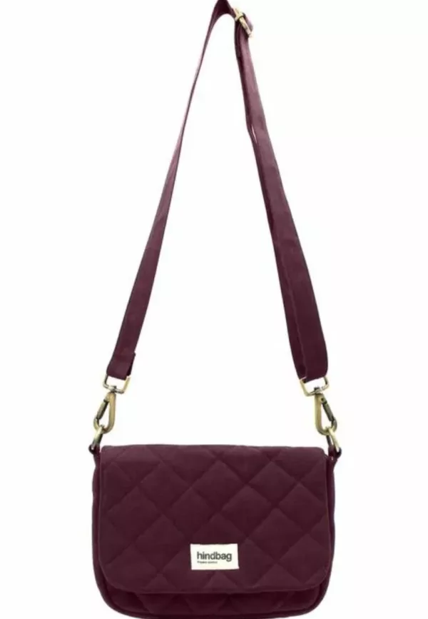 Sac matelassé Margault - Prune - Hindbag – Image 1