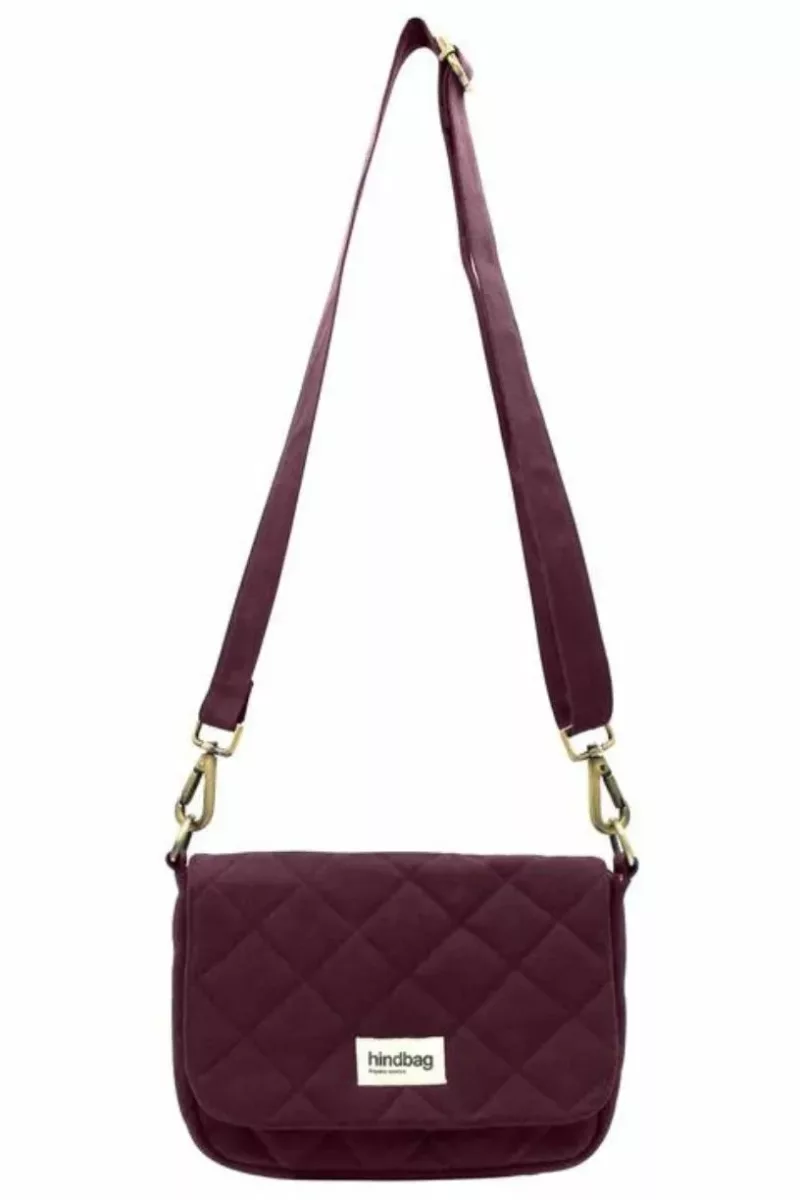 Sac matelassé Margault - Prune - Hindbag