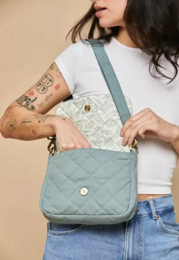 Sac matelassé Margault - Sauge - Hindbag – Image 3