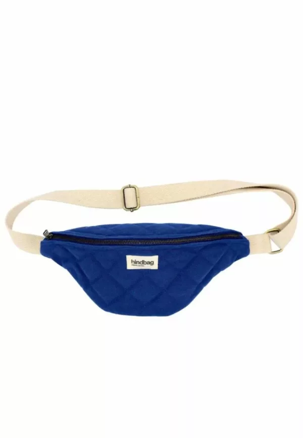 Sac banane matelassé Olivia - Bleu Electrique - Hindbag – Image 1