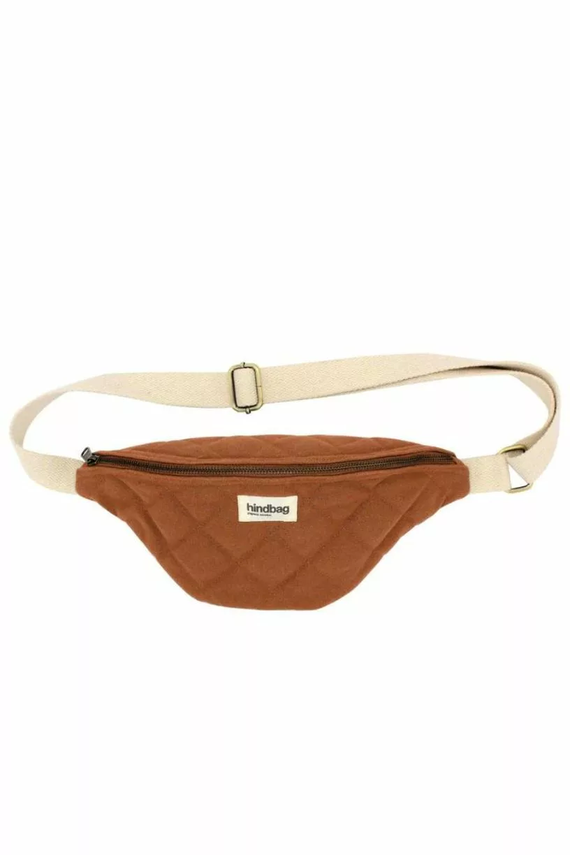Sac banane matelassé Olivia - Sienne - Hindbag – Image 1