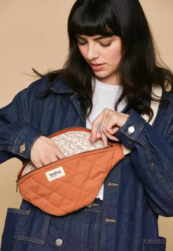 Sac banane matelassé Olivia - Sienne - Hindbag – Image 2