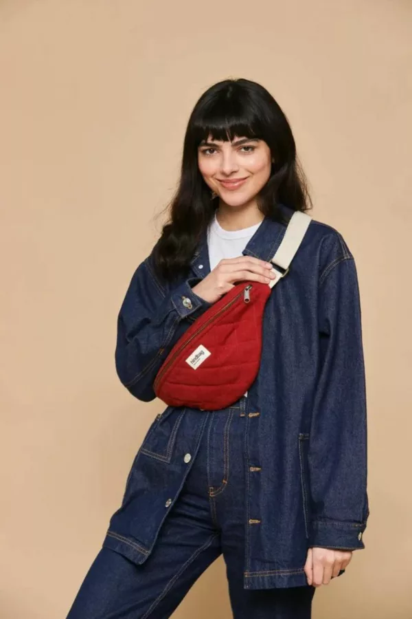 Sac banane matelassé Olivia - Terracotta - Hindbag