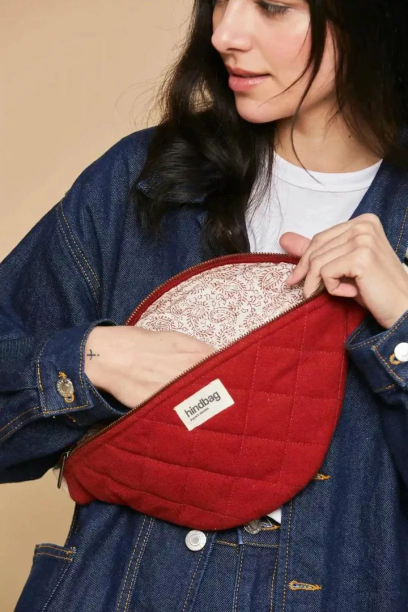 Sac banane matelassé Olivia - Terracotta - Hindbag – Image 3