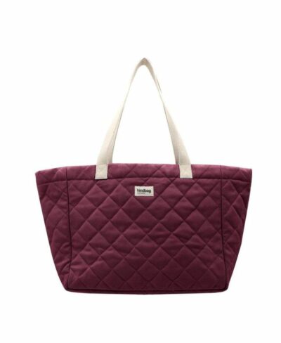 Cabas matelassé Claude - Prune - Hindbag