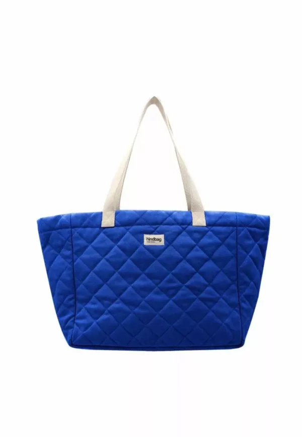 Cabas matelassé Claude - Bleu Electrique - Hindbag – Image 1