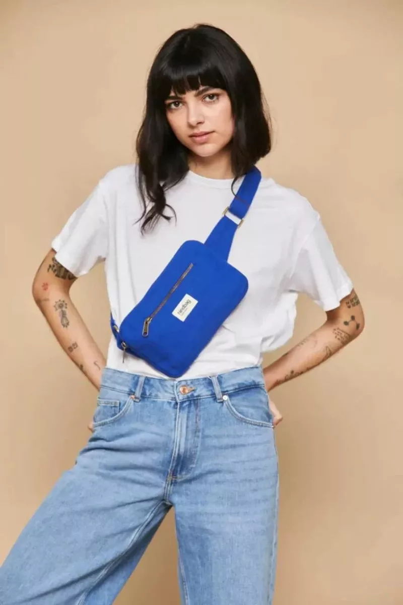 Sac banane rectangulaire Harry - Bleu electrique - Hindbag