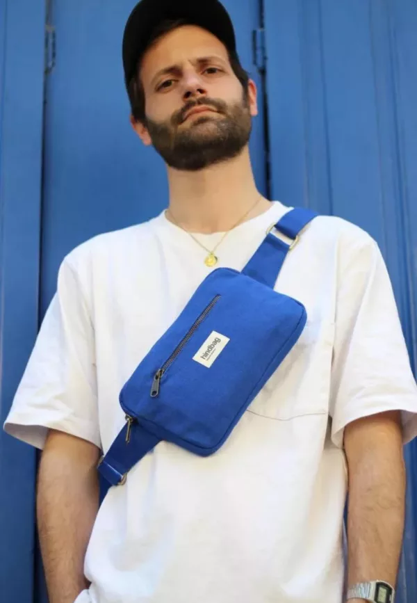 Sac banane rectangulaire Harry - Bleu electrique - Hindbag – Image 3