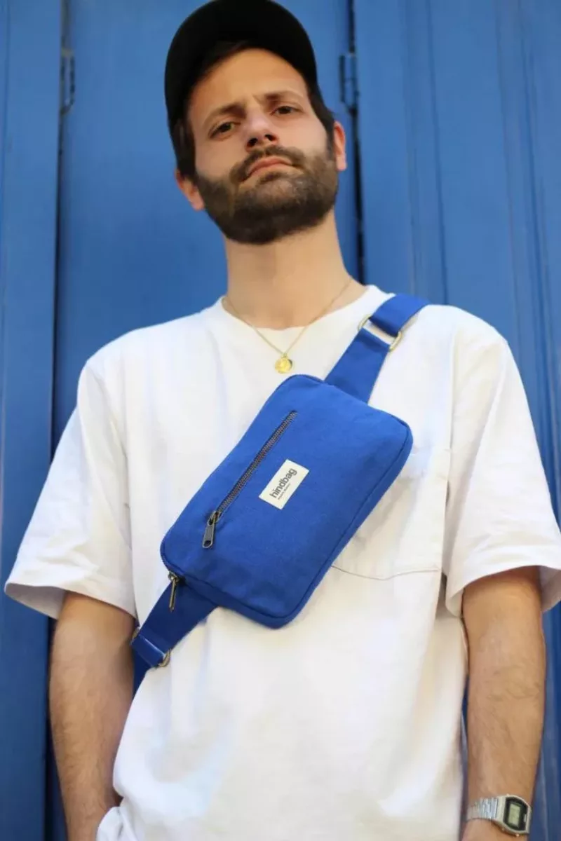 Sac banane rectangulaire Harry - Bleu electrique - Hindbag