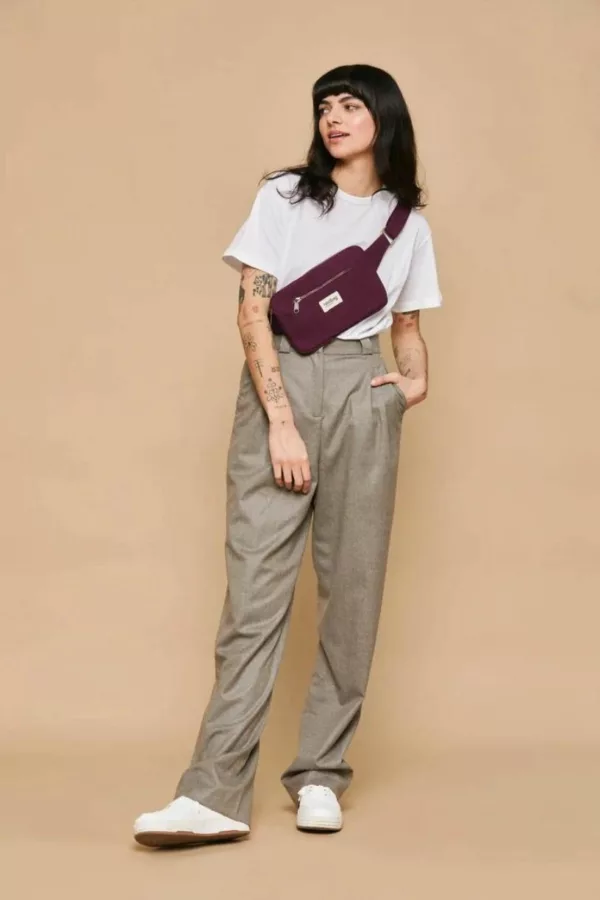 Sac banane rectangulaire Harry - Prune - Hindbag