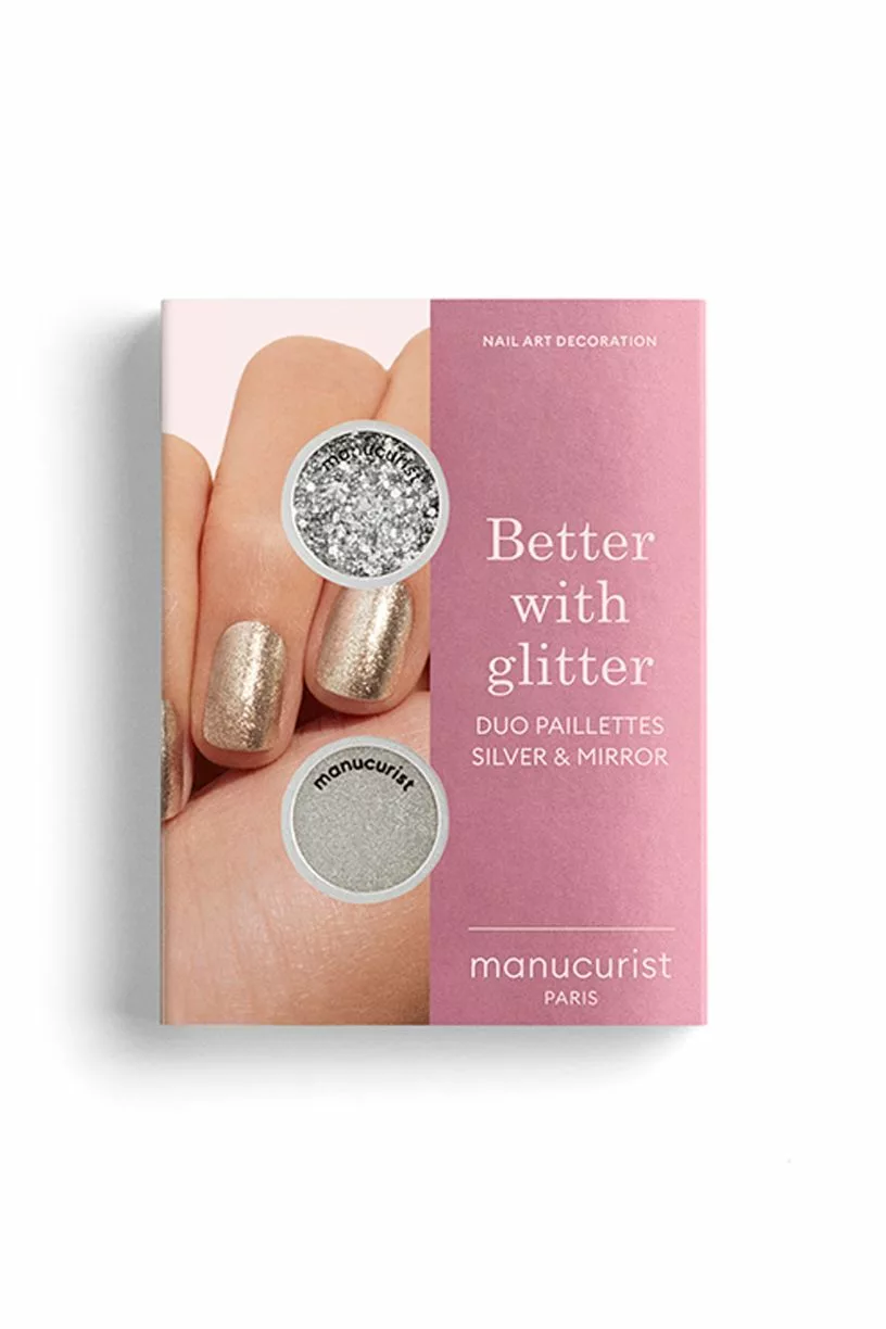 Duo Paillettes Silver & Mirror - Manucurist – Image 1