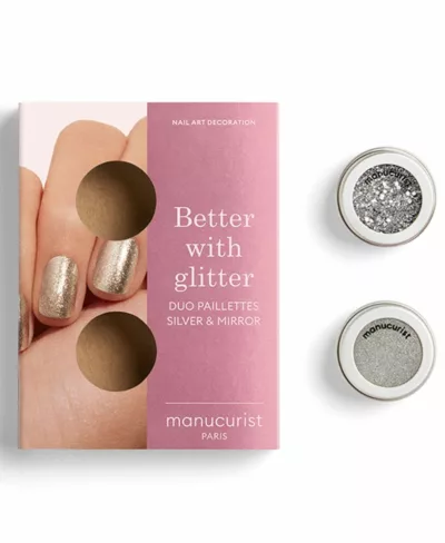 Duo Paillettes Silver & Mirror - Manucurist – Image 2