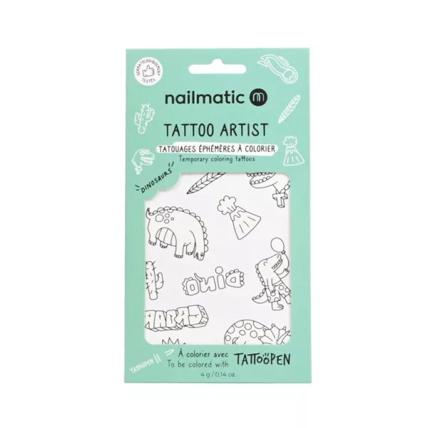 TATTOO ARTIST - Dinosaurs - Nailmatic