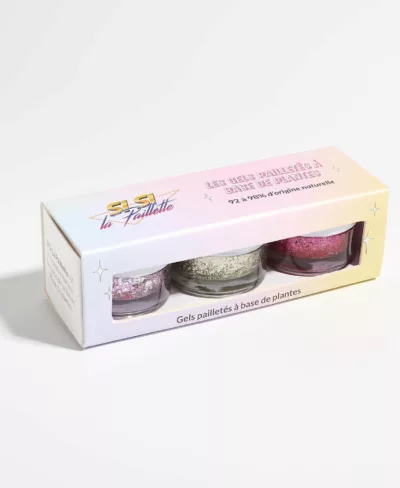 Coffret 3 Gels Pailletés - Le Flamboyant - Si si la paillette – Image 1