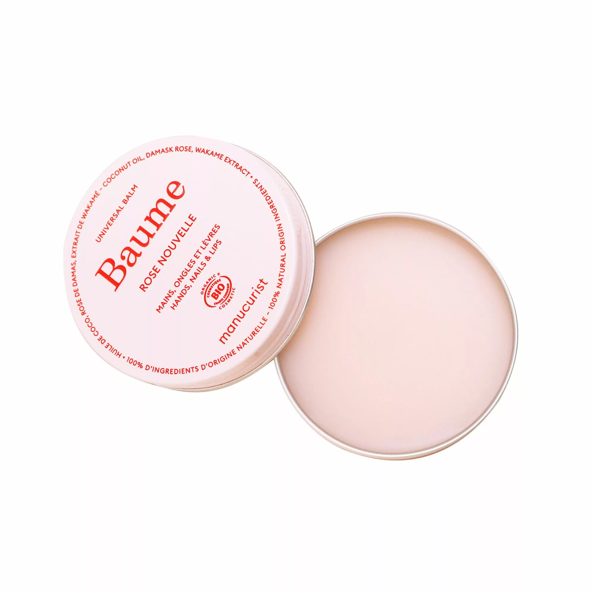 Baume Rose Nouvelle - Mains, ongles et lèvres 30g - Manucurist – Image 1