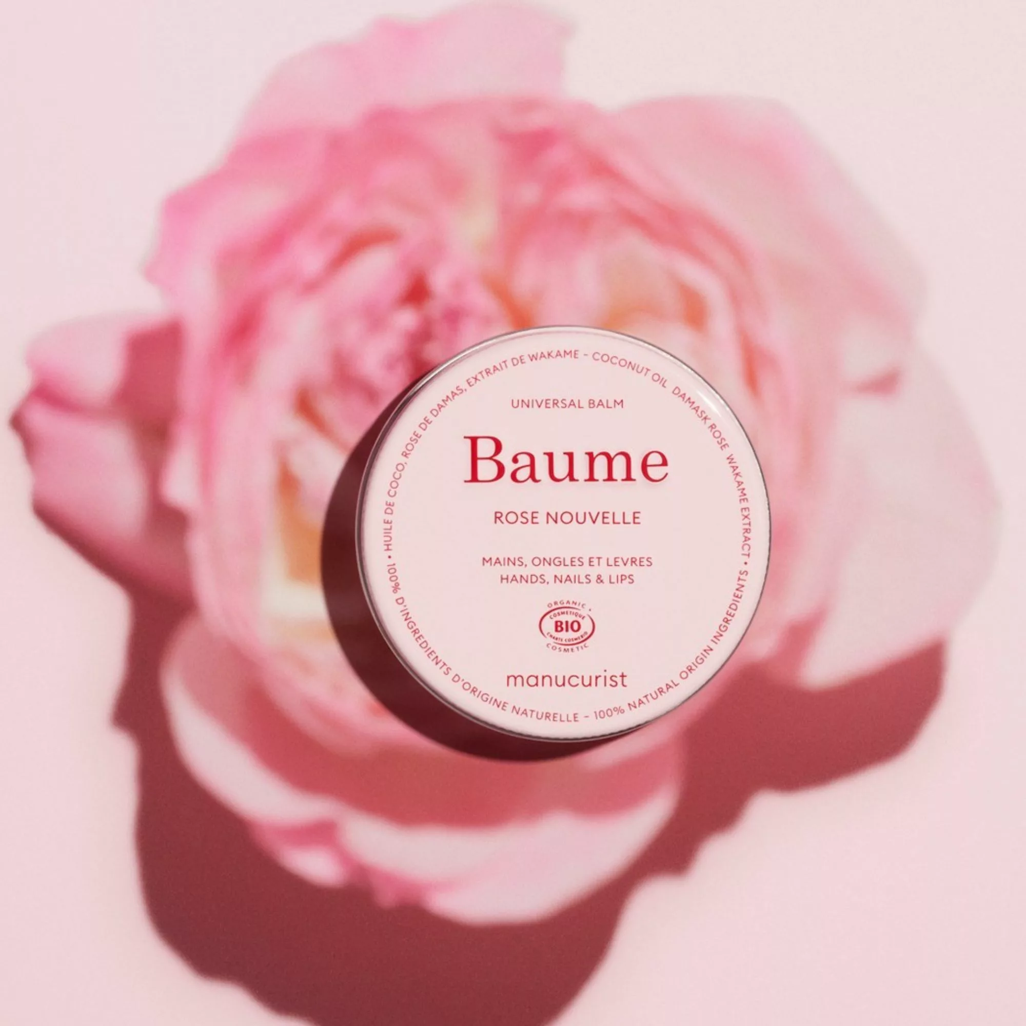 Baume Rose Nouvelle - Mains, ongles et lèvres 30g - Manucurist – Image 3