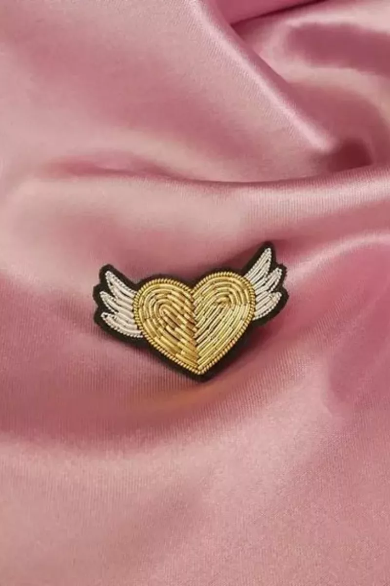 Broche Coeur ailé - Malicieuse