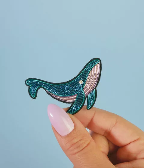 Broche Baleine - Malicieuse