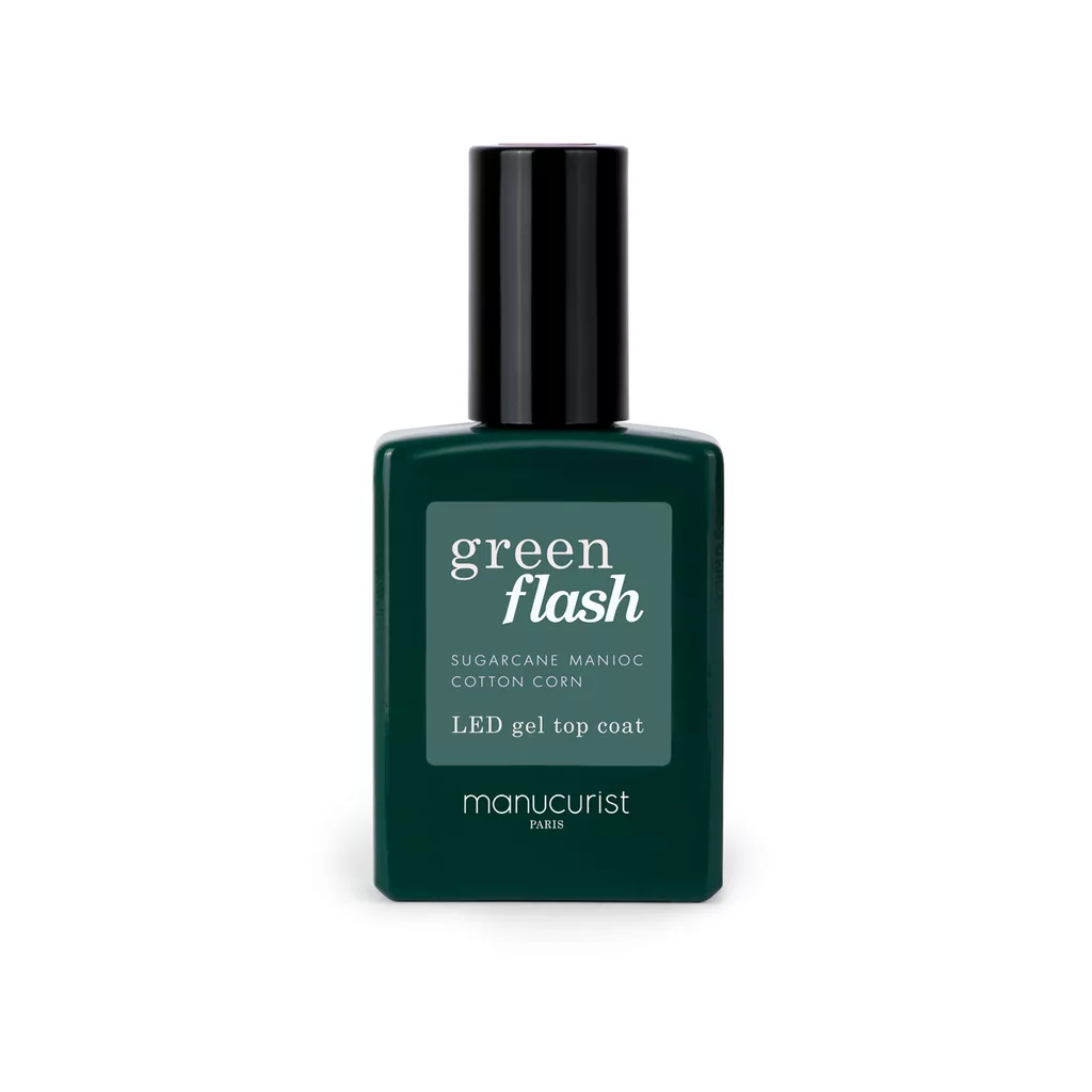 Top Coat Flash - Vernis Green Flash - Manucurist – Image 1