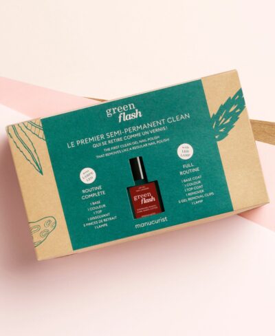 Kit Essentiels Green Flash - Dark Pansy - Manucurist