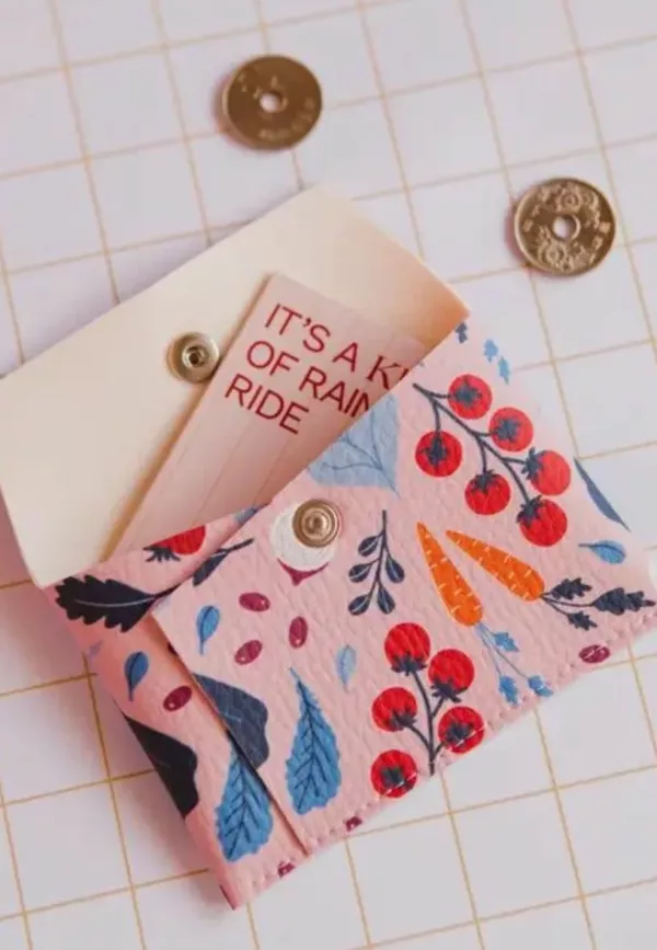 Porte-cartes Ensalada rosa - Ecke – Image 3