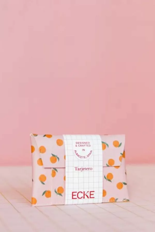 Porte-cartes Naranjas rose - Ecke