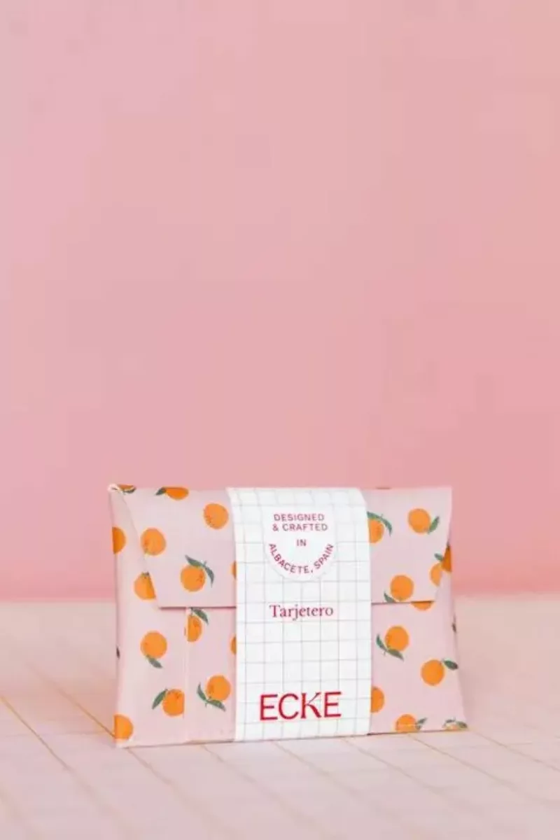 Porte-cartes Naranjas rose - Ecke