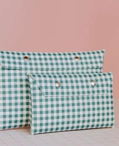 Étui Vichy Teal Petit - Ecke