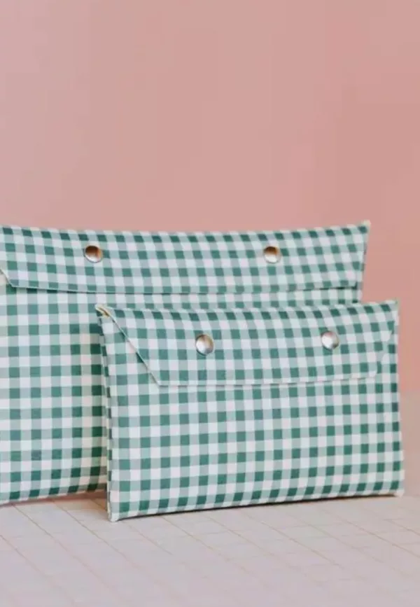 Étui Vichy Teal Petit - Ecke – Image 1