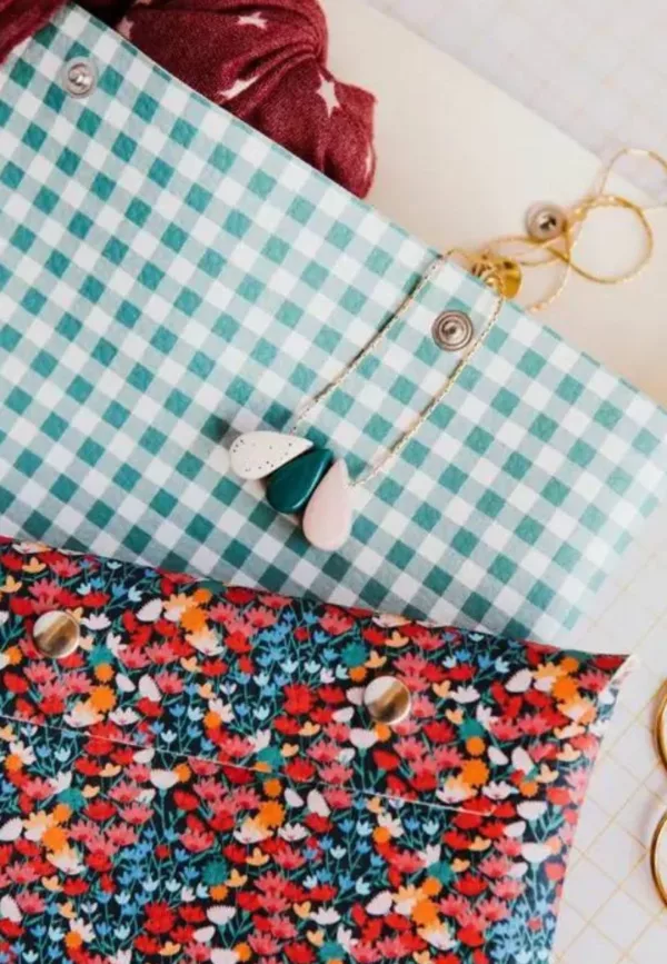 Étui Vichy Teal Petit - Ecke – Image 2